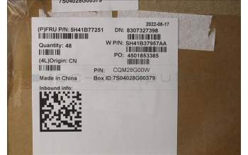 Lenovo 5H41B77251 HEATSINK FRU SWG_THM_ASSY_HUAYING