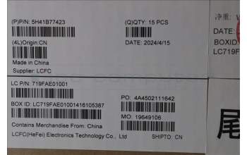 Lenovo 5H41B77423 Thermal Module LX3E0_UMA_DUAL