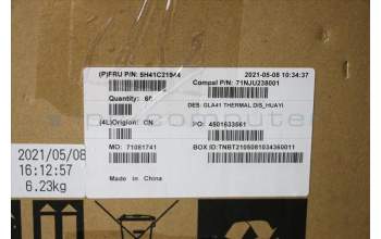 Lenovo 5H41C21944 Heatsink C 82L7 DIS_Huayi