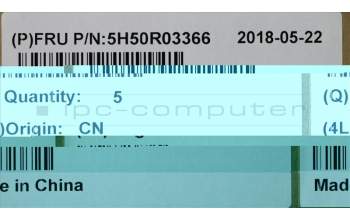 Lenovo 5H50R03366 Scharnier Scharnier C 81CA R+L MGR