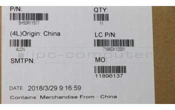 Lenovo 5H50R11577 Scharnier Scharnier L 81EU L+R for normal