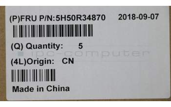 Lenovo 5H50R34870 Scharnier Scharnier C 81H6 L+R