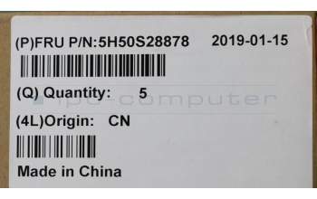 Lenovo 5H50S28878 Scharnier Scharniers C 81HE L+R W/STRIP COVER