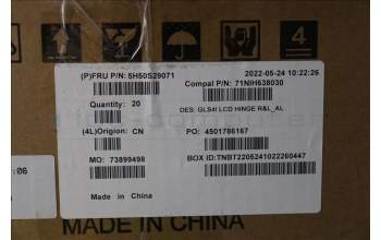 Lenovo 5H50S29071 HINGE C 82SD AL