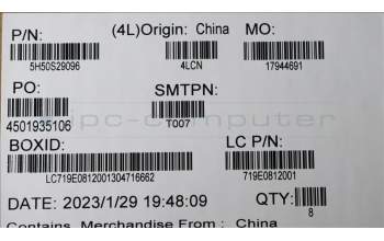 Lenovo 5H50S29096 Hinge L 82XB L+R