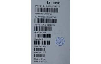 Lenovo 5H50S29184 HINGE L+R H 83TN