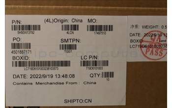 Lenovo 5H50W13792 Scharnier FRU ACCY KITS Scharnier VOSO ALUM