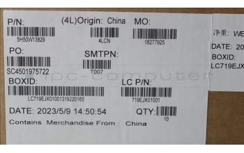 Lenovo 5H50W13829 FRU Hinge Jing Intel 1.0 R+L