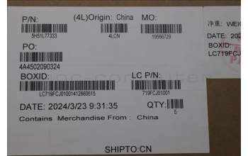 Lenovo 5H51L77333 Scharnier FRU Scharnier ACCY KITS (L+R) E16G2