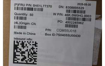 Lenovo 5H51L77370 FRU HINGE, CS (L+R),Abby