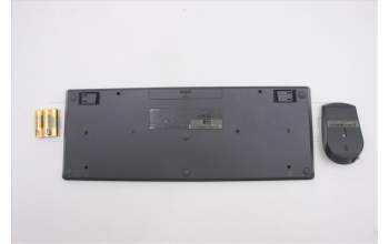 Lenovo 5KM0U87433 Keyboard_Mouse,2.4G,Belgium English,Grey,Non_Backlight
