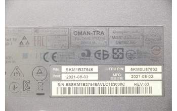 Lenovo 5KM0U87602 Keyboard_Mouse,2.4G,Italian,Black,Non_Backlight