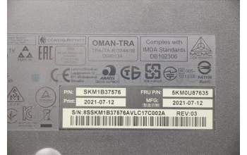 Lenovo 5KM0U87635 Keyboard_Mouse,Wireless,USA English,Black,Non_Backlight