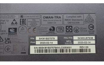 Lenovo 5KM0U87638 Keyboard_Mouse,Wireless,Arabic/French ,Black