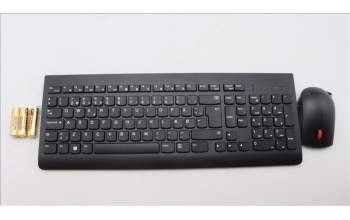 Lenovo 5KM0U87643 Keyboard_Mouse,Wireless,Danish,Black