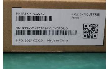 Lenovo 5KM0U87785 Keyboard_Mouse,2.4G,Arabic,Black