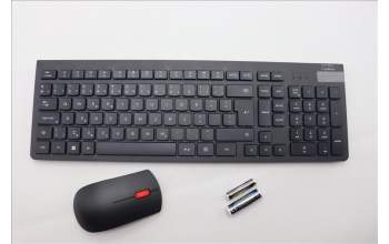 Lenovo 5KM0U87793 Keyboard_Mouse,2.4G,Dutch,Black