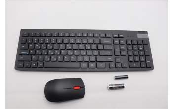 Lenovo 5KM0U87799 Keyboard_Mouse,2.4G,Greek,Black