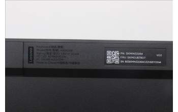 Lenovo 5KM0U87807 Keyboard_Mouse,2.4G,Norwegian,Black