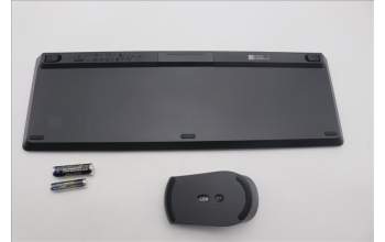 Lenovo 5KM0U87821 Keyboard_Mouse,2.4G,US English Euro,Black