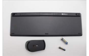 Lenovo 5KM0U87827 Keyboard_Mouse,2.4G,Nordic,Black