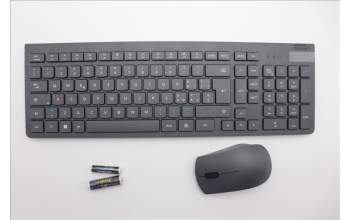 Lenovo 5KM0U87852 Keyboard_Mouse,2.4G,Italian,Luna Grey