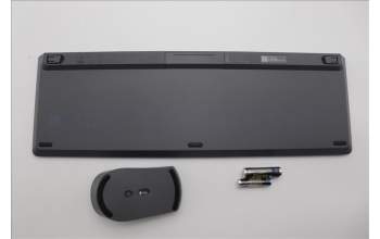 Lenovo 5KM0U87863 Keyboard_Mouse,2.4G,Spanish,Luna Grey