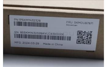 Lenovo 5KM0U87871 Keyboard_Mouse,2.4G,Slovenian,Luna Grey