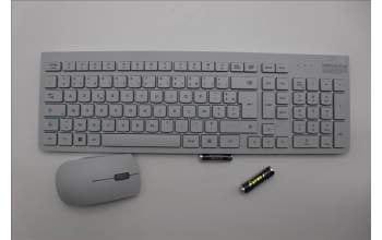 Lenovo 5KM0U87892 Keyboard_Mouse,2.4G,French,Cloud Grey
