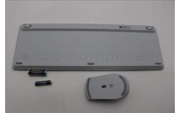 Lenovo 5KM0U87895 Keyboard_Mouse,2.4G,German,Cloud Grey