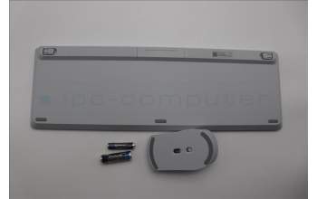 Lenovo 5KM0U87898 Keyboard_Mouse,2.4G,Hebrew,Cloud Grey