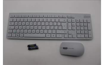 Lenovo 5KM0U87901 Keyboard_Mouse,2.4G,Italian,Cloud Grey