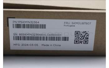 Lenovo 5KM0U87907 Keyboard_Mouse,2.4G,Portuguese,Cloud Grey