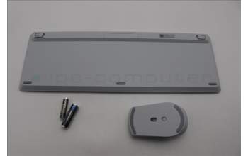 Lenovo 5KM0U87914 Keyboard_Mouse,2.4G,Swiss French/German,Cloud Grey
