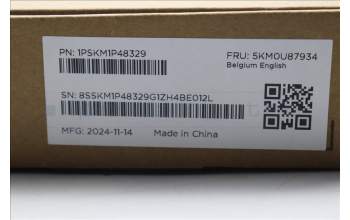 Lenovo 5KM0U87934 AI Keyboard_Mouse,2.4G,Belgium English,Black