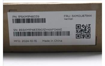 Lenovo 5KM0U87944 AI Keyboard_Mouse,2.4G,German,Black