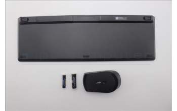 Lenovo 5KM0U87947 AI Keyboard_Mouse,2.4G,Hebrew,Black