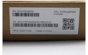 Lenovo 5KM0U87956 AI Keyboard_Mouse,2.4G,Portuguese,Black