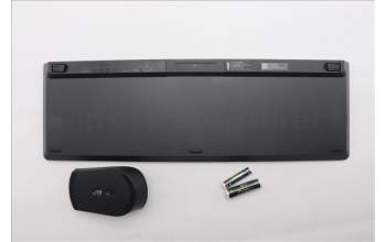 Lenovo 5KM0U87962 AI Keyboard_Mouse,2.4G,Swedish/Finnish,Black