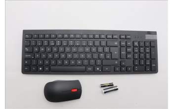 Lenovo 5KM0U87967 AI Keyboard_Mouse,2.4G,UK English,Black
