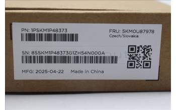 Lenovo 5KM0U87978 AI Keyboard_Mouse,2.4G,Czech/Slovakian,Black