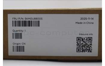 Lenovo 5KM0U88005 Keyboard_Mouse, 2.4G, Portugese, Luna Grey, Black Wheel