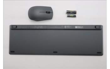 Lenovo 5KM0U88016 Keyboard_Mouse, 2.4G, UK English, Luna Grey, Black Wheel