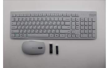 Lenovo 5KM0U88029 AI Keyboard_Mouse,2.4G,Ukraine,Cloud Grey