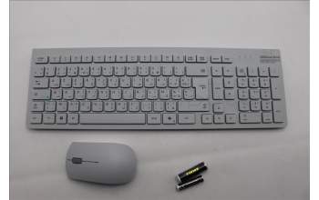 Lenovo 5KM0U88031 AI Keyboard_Mouse,2.4G,Arabic/French,Cloud Grey