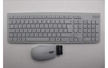 Lenovo 5KM0U88032 AI Keyboard_Mouse,2.4G,Belgium English,Cloud Grey