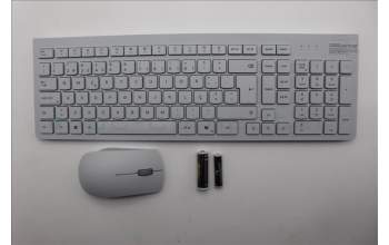 Lenovo 5KM0U88054 AI Keyboard_Mouse,2.4G,Portugese,Cloud Grey