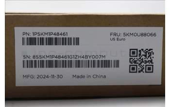 Lenovo 5KM0U88066 AI Keyboard_Mouse,2.4G,US English Euro,Cloud Grey