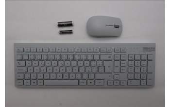 Lenovo 5KM0U88076 AI Keyboard_Mouse,2.4G,Czech/Slovakian,Cloud Grey