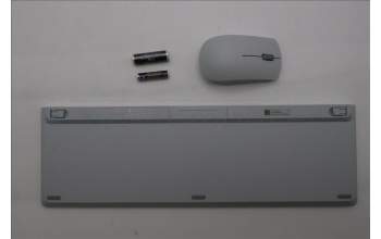 Lenovo 5KM0U88076 AI Keyboard_Mouse,2.4G,Czech/Slovakian,Cloud Grey